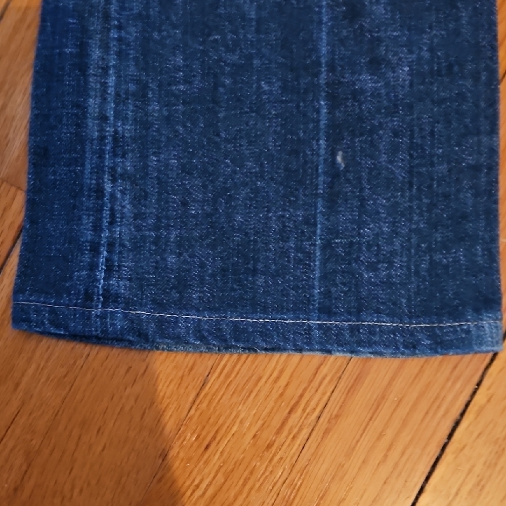 Citizens Of Humamity Low Waist Boot Cut, Sz 28 Blue Distressed Denim Jeans - Picture 4 of 12